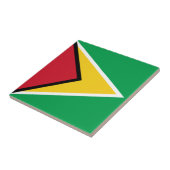 Vlag van Guyana Tegeltje (Zijkant)