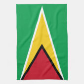 Vlag van Guyana Theedoek (Verticaal)