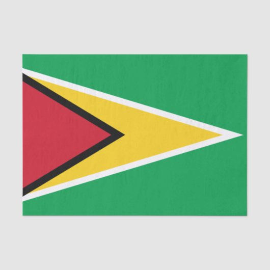 Vlag van Guyana Tissuepapier (Voorkant)