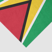 Vlag van Guyana Tissuepapier (Detail)