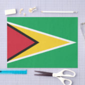 Vlag van Guyana Tissuepapier (Craft)