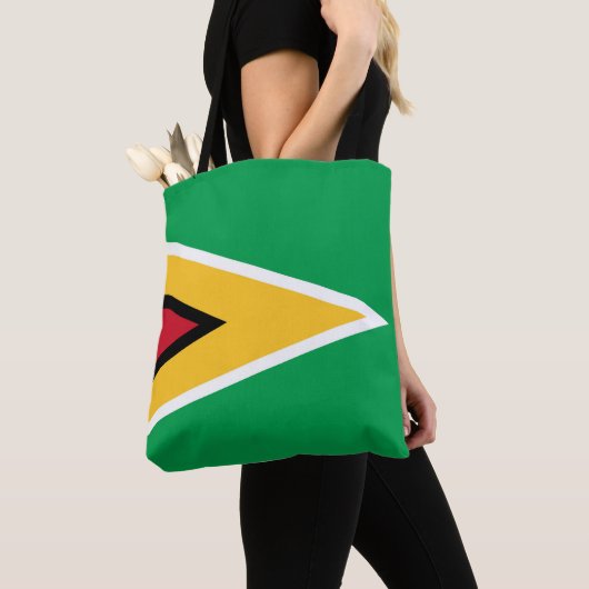 Vlag van Guyana Tote Bag (Dichtbij)