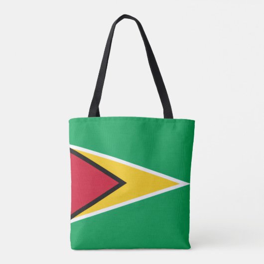 Vlag van Guyana Tote Bag (Achterkant)