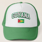 vlag van Guyana Trucker Pet (Voorkant)