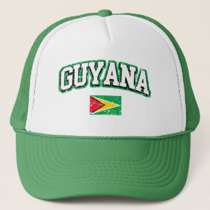  vlag van Guyana Trucker Pet