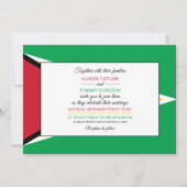 Vlag van Guyana, Vlag van Guyana bruiloft Kaart (Voorkant)