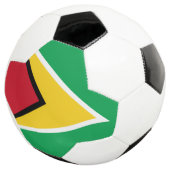 Vlag van Guyana Voetbal (Drie kwart)