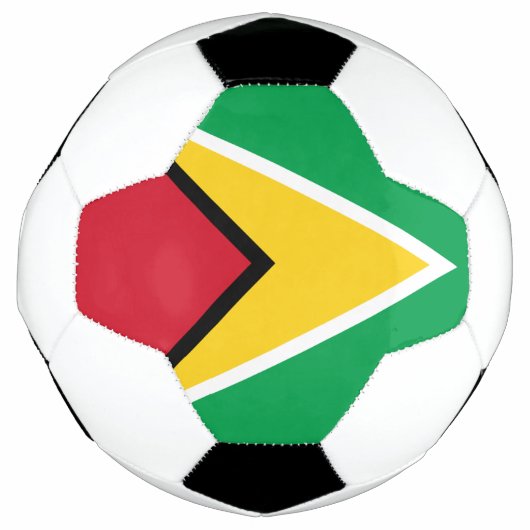 Vlag van Guyana Voetbal (Voorkant)
