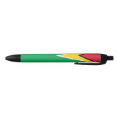 Vlag van Guyana Zwarte Inkt Pen (Bodem)