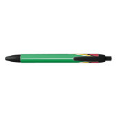 Vlag van Guyana Zwarte Inkt Pen (Achterkant)