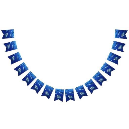 Vlag van haaienbanner vlaggetjes (Alle)