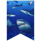 Vlag van haaienbanner vlaggetjes (Eerste vlag)