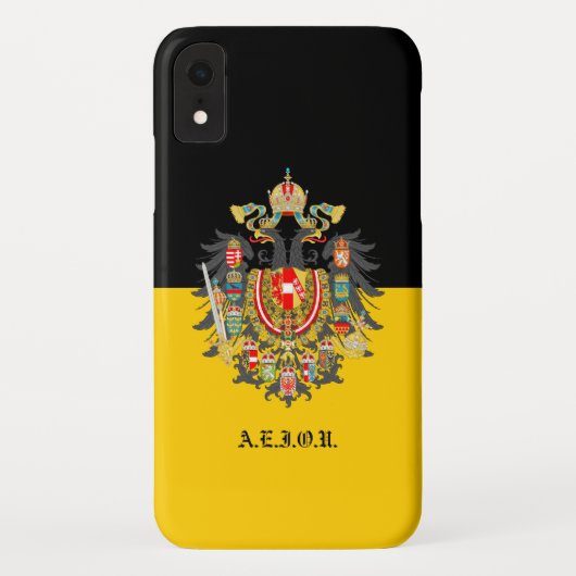 vlag van Habsburg en imperiale wapenstilstand Case-Mate iPhone Case (Achterkant)