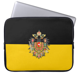 vlag van Habsburg en imperiale wapenstilstand Laptop Sleeve