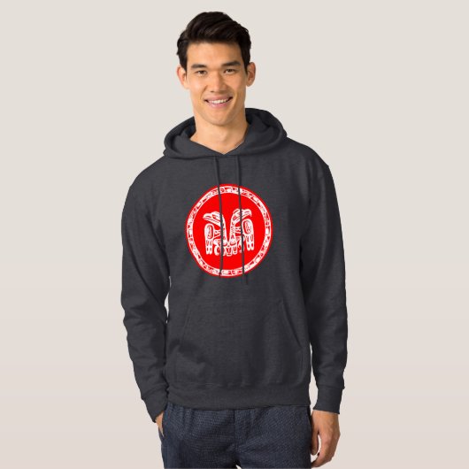 Vlag van Haida Hoodie (Voorkant volledig)
