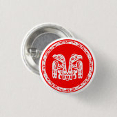Vlag van Haida Ronde Button 3,2 Cm (Voorkant /achterkant)