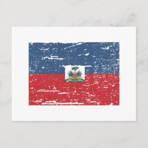  vlag van Haïti Briefkaart