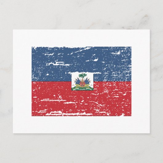  vlag van Haïti Briefkaart (Voorkant)