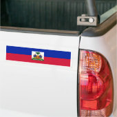 vlag van Haïti Bumpersticker (Op Truck)