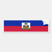 vlag van Haïti Bumpersticker (Voorkant)