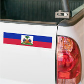 vlag van Haïti Bumpersticker (Op Truck)