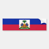 vlag van Haïti Bumpersticker (Voorkant)