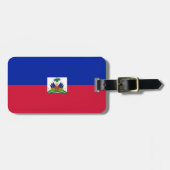 Vlag van Haïti Easy ID Personal Bagagelabel (Voorkant horizontaal)