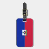 Vlag van Haïti Easy ID Personal Bagagelabel (Voorkant verticaal)