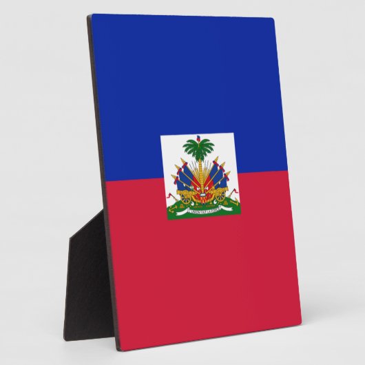 vlag van Haïti Fotoplaat (Zijkant)