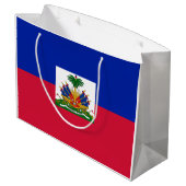 Vlag van Haïti Groot Cadeauzakje (Achterkant Gekanteld)