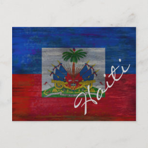vlag van Haïti - Haïtiaanse vlag - Personaliseren Briefkaart