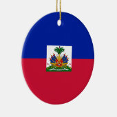 Vlag van Haïti Keramisch Ornament (Rechts)