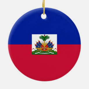 Vlag van Haïti Keramisch Ornament