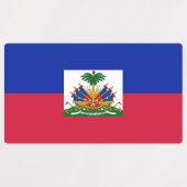 Vlag van Haïti Labels (Design 1)