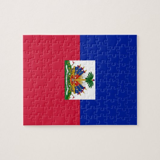 vlag van Haïti Legpuzzel (Horizontaal)