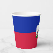 Vlag van Haïti Papieren Bekers (Voorkant)