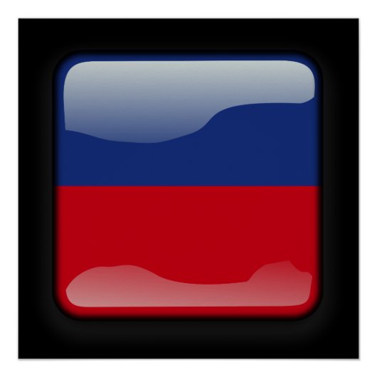 vlag van Haïti Perfect Poster (Voorkant)