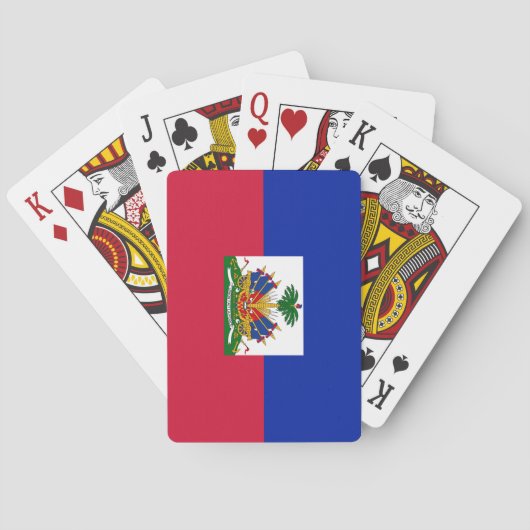 Vlag van Haïti Pokerkaarten (Achterkant)