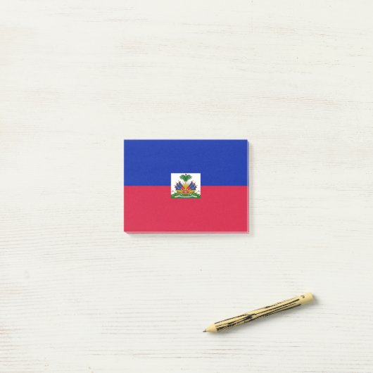 vlag van Haïti-Post-it® notes (Op bureau)