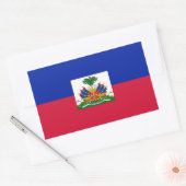 Vlag van Haïti Rechthoekige Sticker (Envelop)
