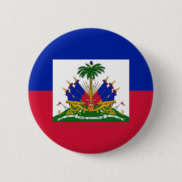 Vlag van Haïti Ronde Button 5,7 Cm