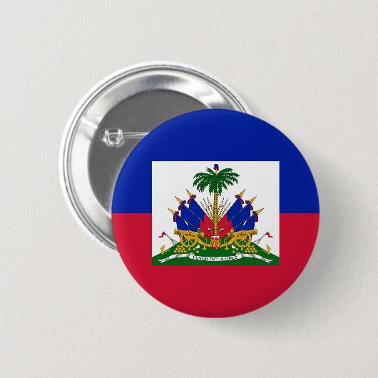 Vlag van Haïti Ronde Button 5,7 Cm (Voorkant /achterkant)