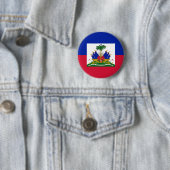 Vlag van Haïti Ronde Button 5,7 Cm (In situ)