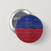 vlag van Haïti Ronde Button 5,7 Cm (Voorkant /achterkant)