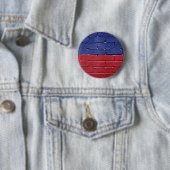 vlag van Haïti Ronde Button 5,7 Cm (In situ)