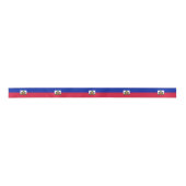 Vlag van Haïti Satijnen Lint (Voorkant)