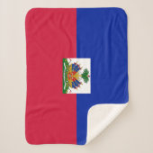 Vlag van Haïti Sherpa Deken (Voorkant)