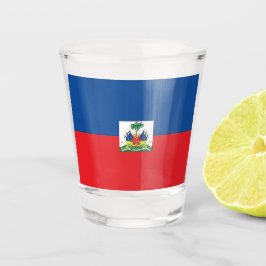 vlag van Haïti Shot Glas