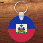 vlag van Haïti Sleutelhanger (Achterkant)