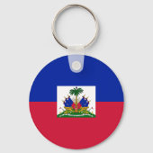 vlag van Haïti Sleutelhanger (Achterkant)